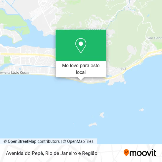 Avenida do Pepê mapa