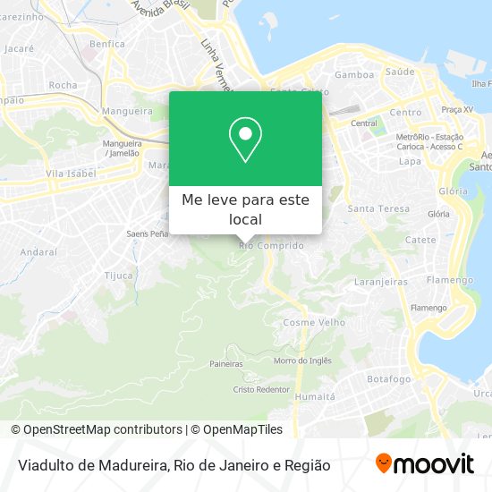 Viadulto de Madureira mapa