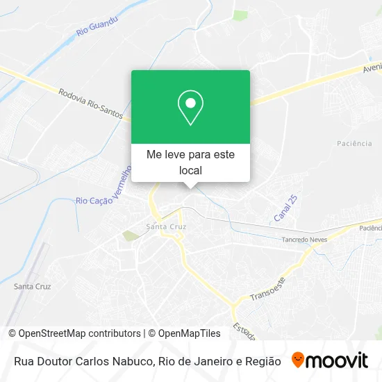 Rua Doutor Carlos Nabuco mapa