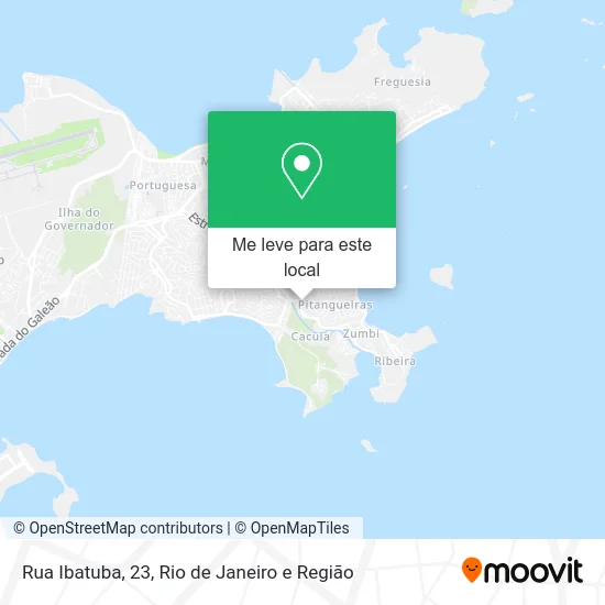 Rua Ibatuba, 23 mapa