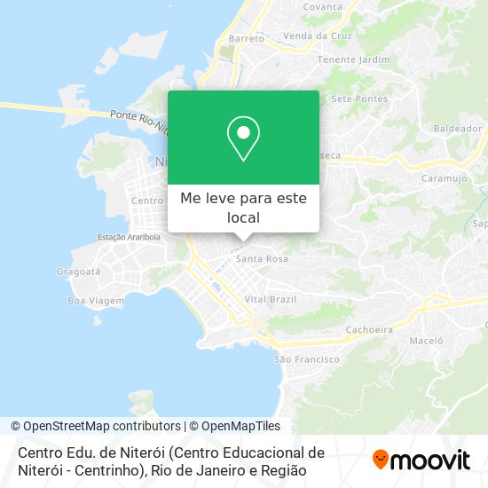 Centro Edu. de Niterói (Centro Educacional de Niterói - Centrinho) mapa