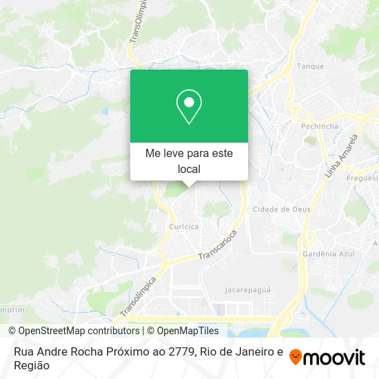 Rua Andre Rocha Próximo ao 2779 mapa