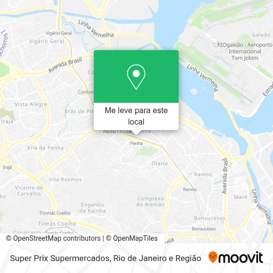 Super Prix Supermercados mapa