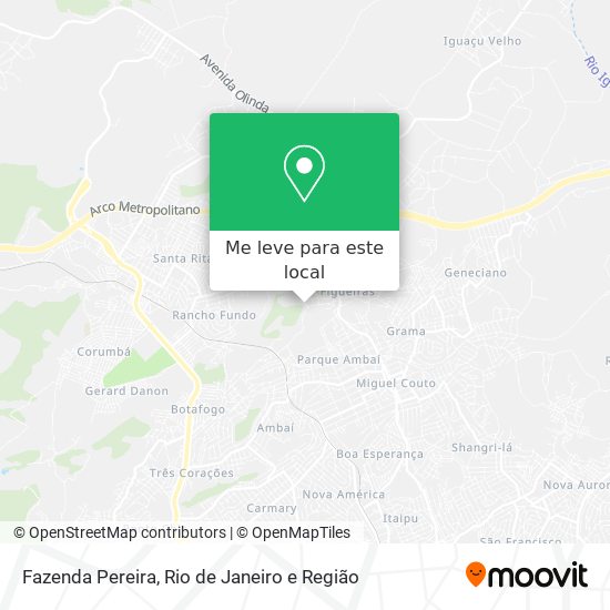 Fazenda Pereira mapa