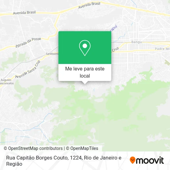 Rua Capitão Borges Couto, 1224 mapa