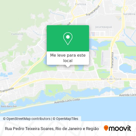 Rua Pedro Teixeira Soares mapa