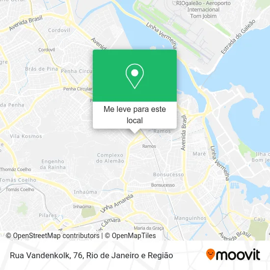 Rua Vandenkolk, 76 mapa