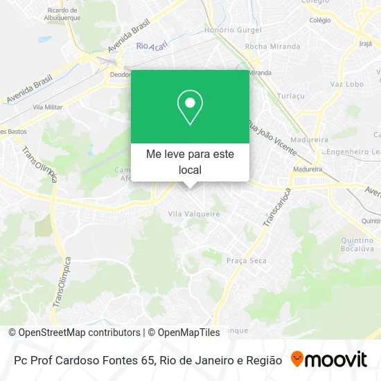 Pc Prof Cardoso Fontes 65 mapa