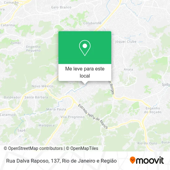Rua Dalva Raposo, 137 mapa