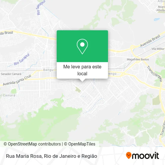 Rua Maria Rosa mapa