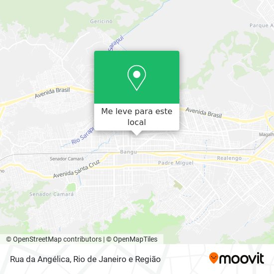 Rua da Angélica mapa