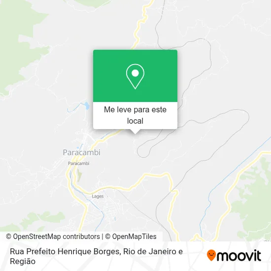 Rua Prefeito Henrique Borges mapa