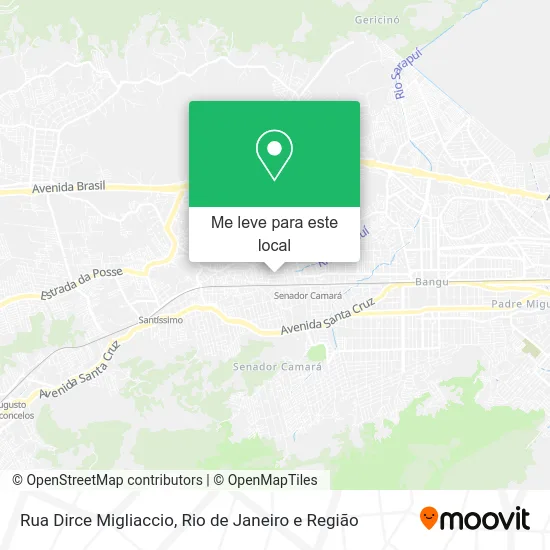 Rua Dirce Migliaccio mapa