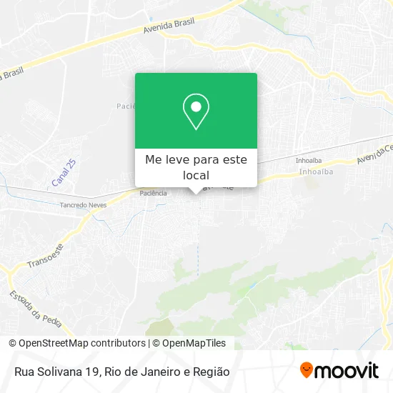 Rua Solivana 19 mapa