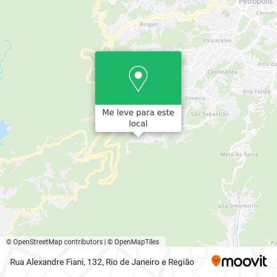 Rua Alexandre Fiani, 132 mapa