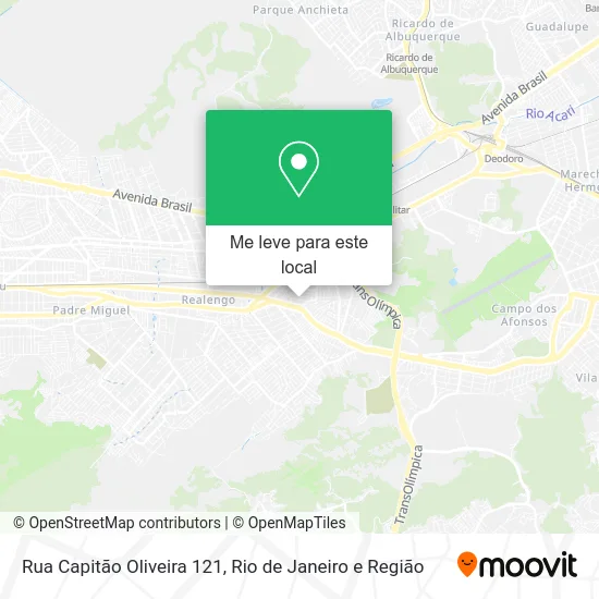 Rua Capitão Oliveira 121 mapa
