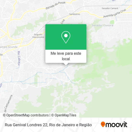 Rua Genival Londres 22 mapa