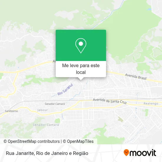 Rua Janarite mapa