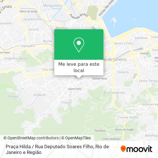 Praça Hilda / Rua Deputado Soares Filho mapa