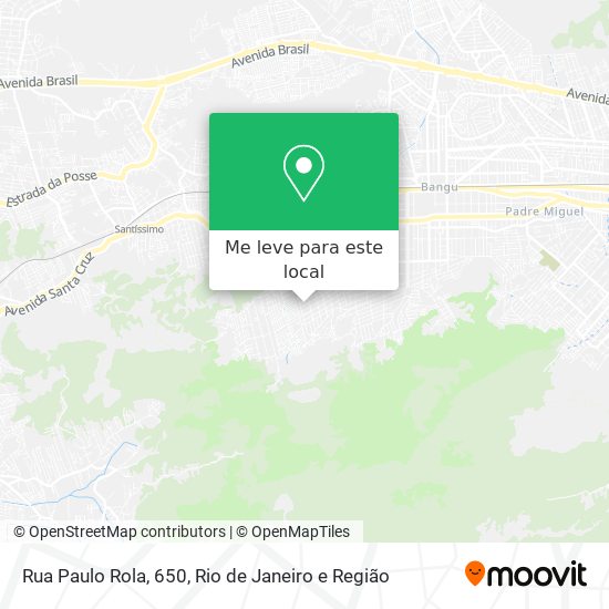 Rua Paulo Rola, 650 mapa