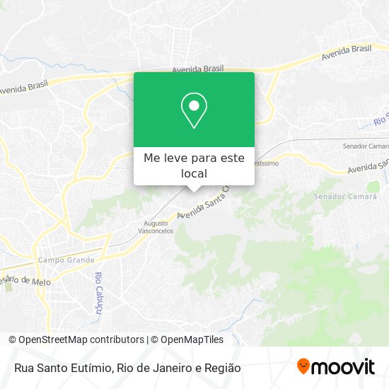 Rua Santo Eutímio mapa