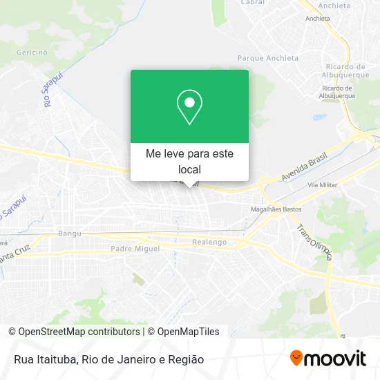 Rua Itaituba mapa