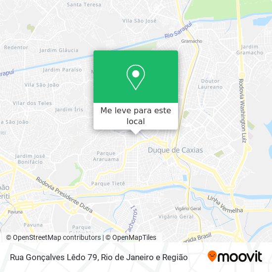 Rua Gonçalves Lêdo 79 mapa