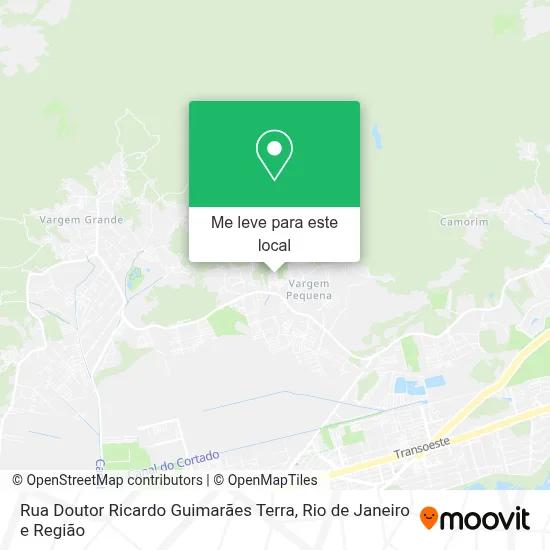 Rua Doutor Ricardo Guimarães Terra mapa