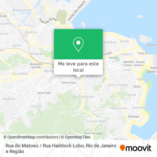 Rua do Matoso / Rua Haddock Lobo mapa