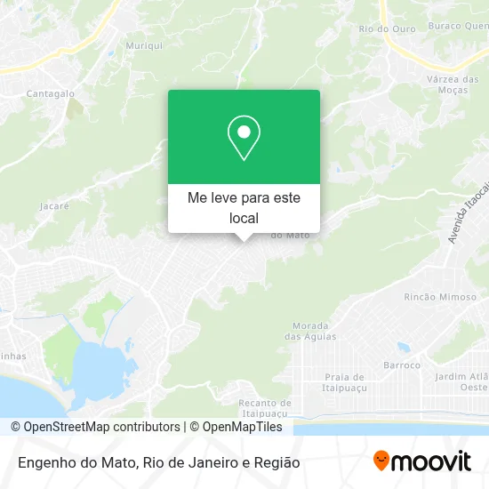Engenho do Mato mapa