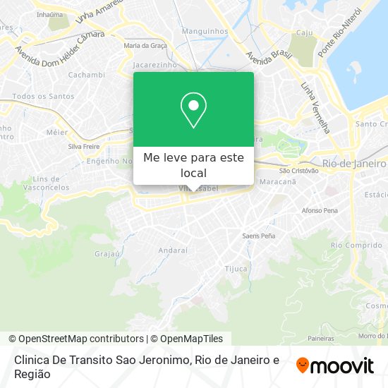 Clinica De Transito Sao Jeronimo mapa