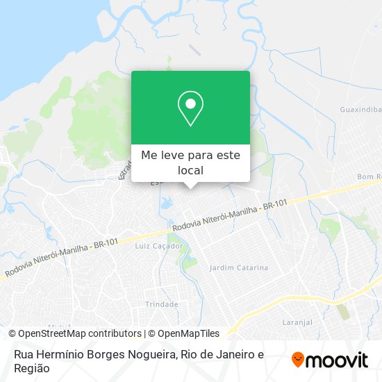 Rua Hermínio Borges Nogueira mapa