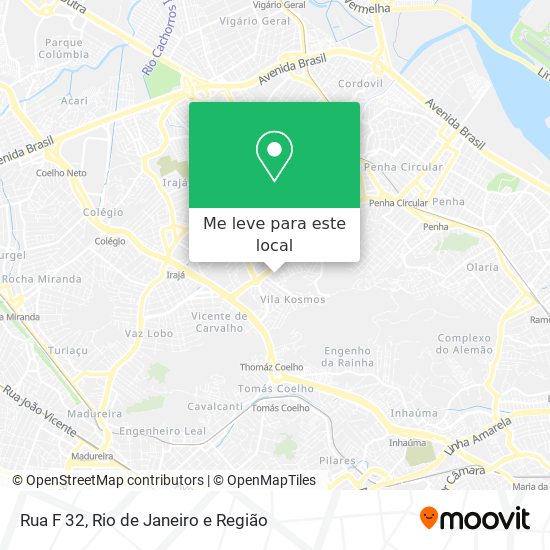 Rua F 32 mapa