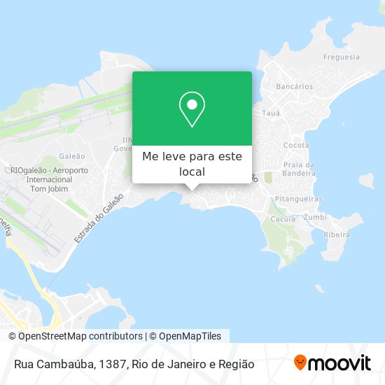 Rua Cambaúba, 1387 mapa