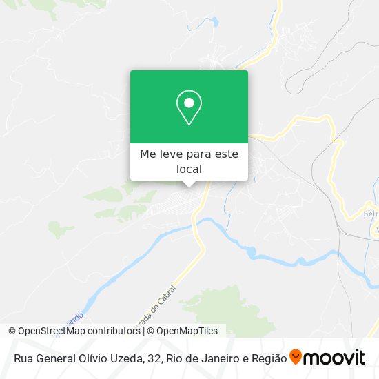 Rua General Olívio Uzeda, 32 mapa