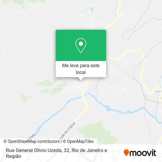 Rua General Olívio Uzeda, 32 mapa