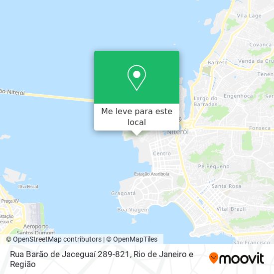 Rua Barão de Jaceguaí 289-821 mapa
