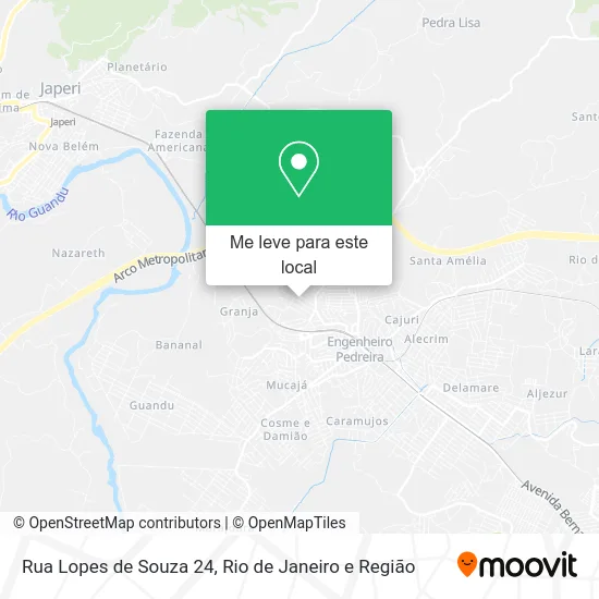 Rua Lopes de Souza 24 mapa