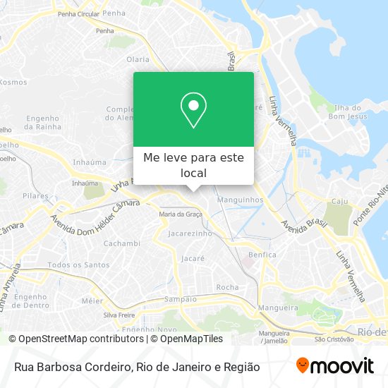 Rua Barbosa Cordeiro mapa