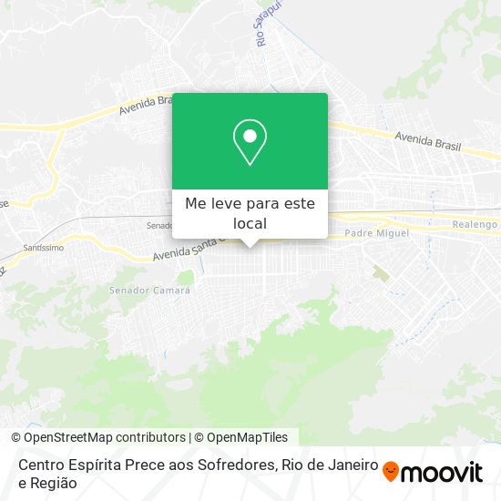 Centro Espírita Prece aos Sofredores mapa