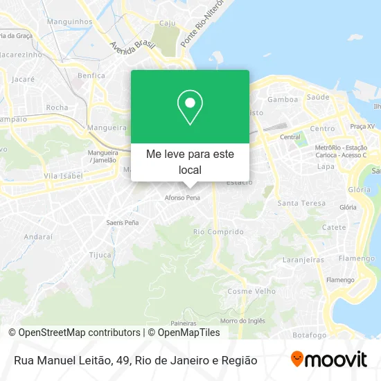 Rua Manuel Leitão, 49 mapa