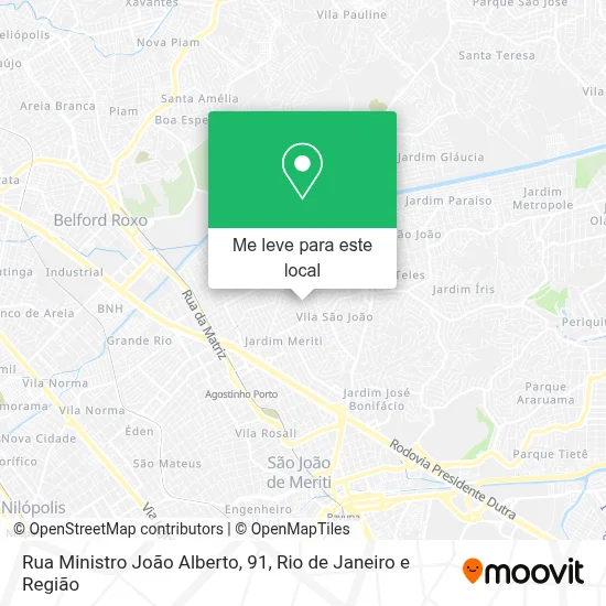 Rua Ministro João Alberto, 91 mapa