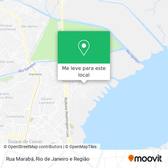 Rua Marabá mapa