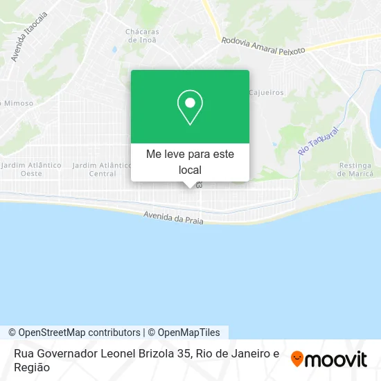 Rua Governador Leonel Brizola 35 mapa