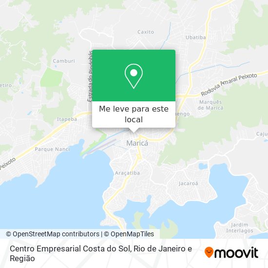 Centro Empresarial Costa do Sol mapa