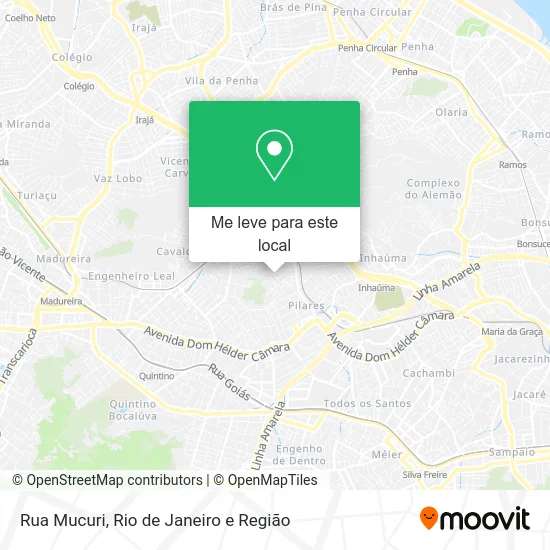Rua Mucuri mapa