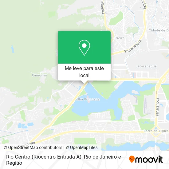 Rio Centro (Riocentro-Entrada A) mapa