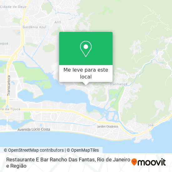 Restaurante E Bar Rancho Das Fantas mapa