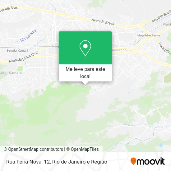 Rua Feira Nova, 12 mapa