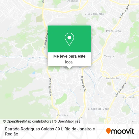 Estrada Rodrigues Caldas 891 mapa